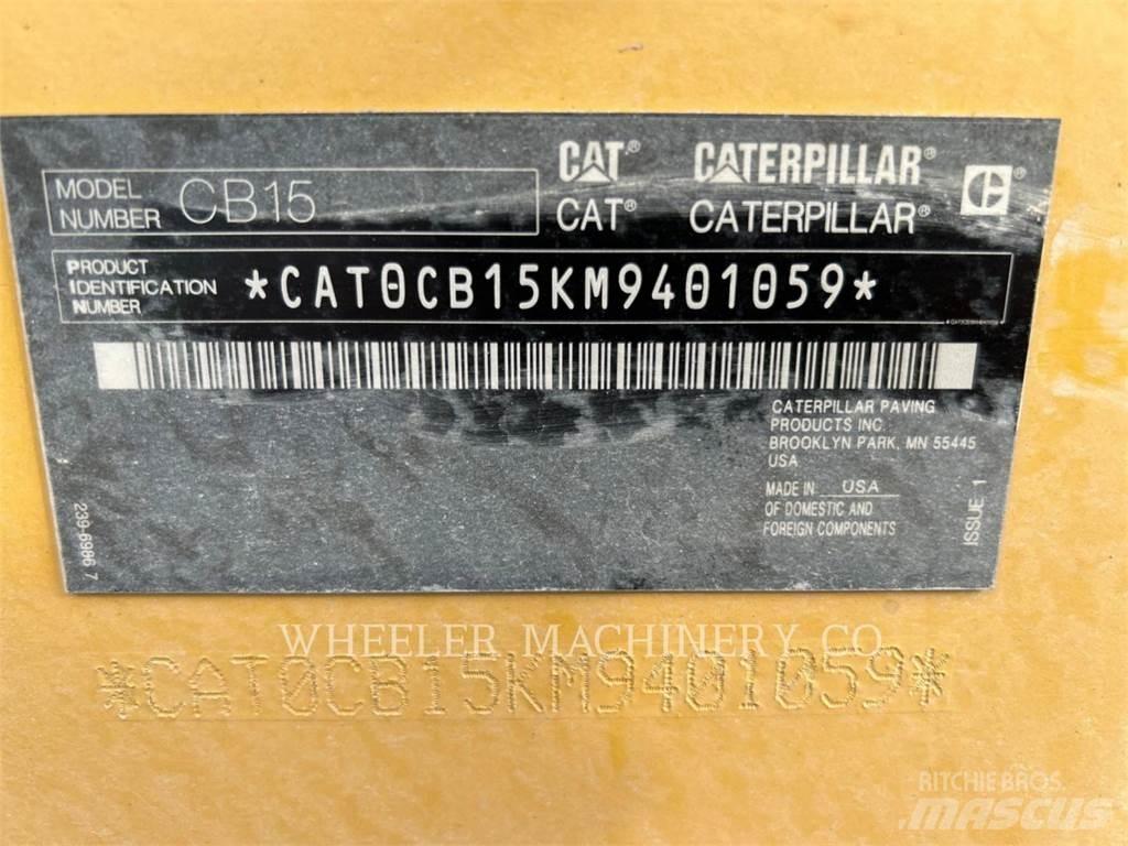 CAT CB15 CW VV タンデムローラ