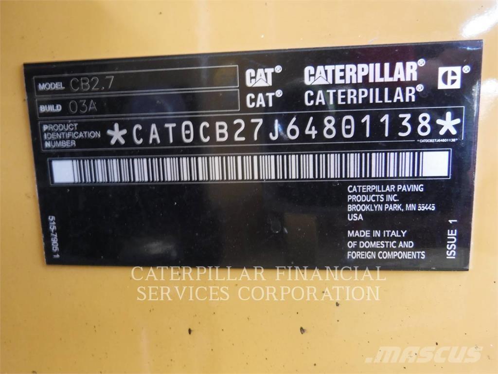 CAT CB2.703 タンデムローラ