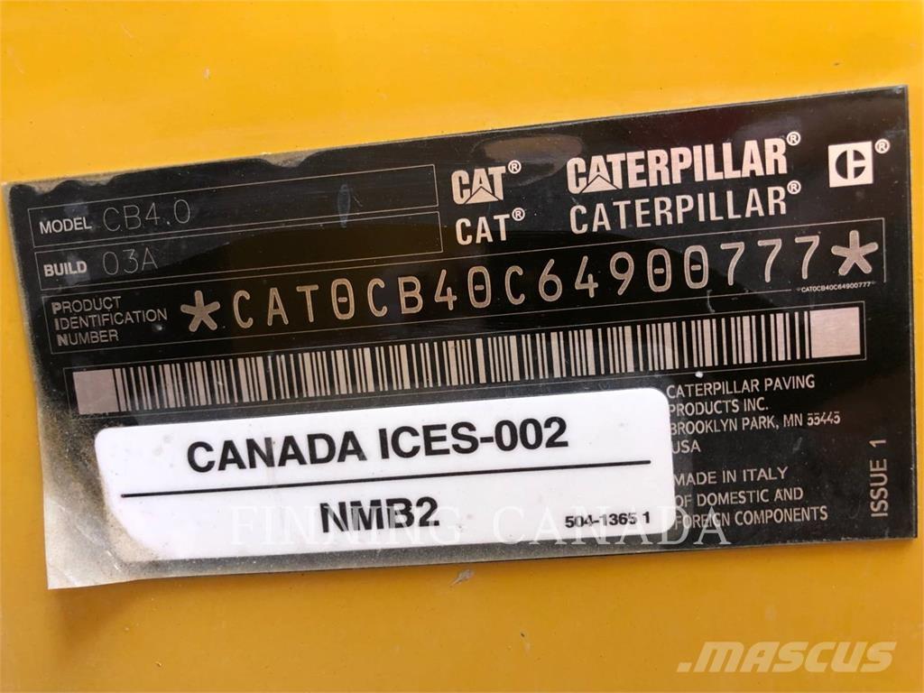 CAT CB4.0-03 ソイルコンパクター