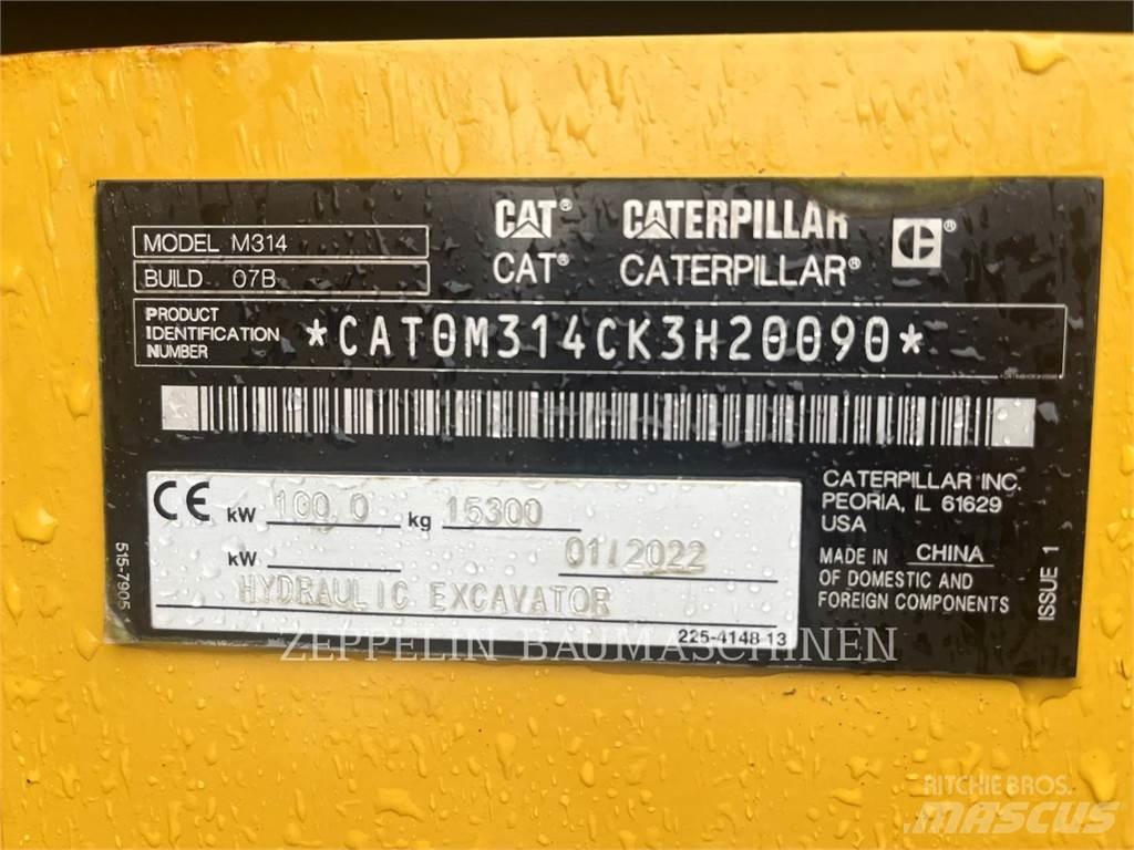 CAT M314-07A ホイール式油圧ショベル（パワーショベル・ユンボ・バックホー）
