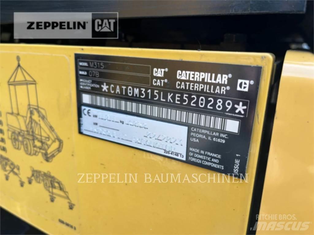 CAT M315-07A ホイール式油圧ショベル（パワーショベル・ユンボ・バックホー）