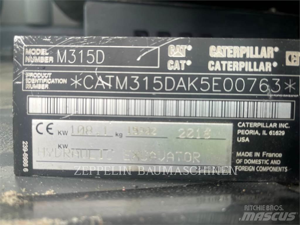CAT M315D ホイール式油圧ショベル（パワーショベル・ユンボ・バックホー）