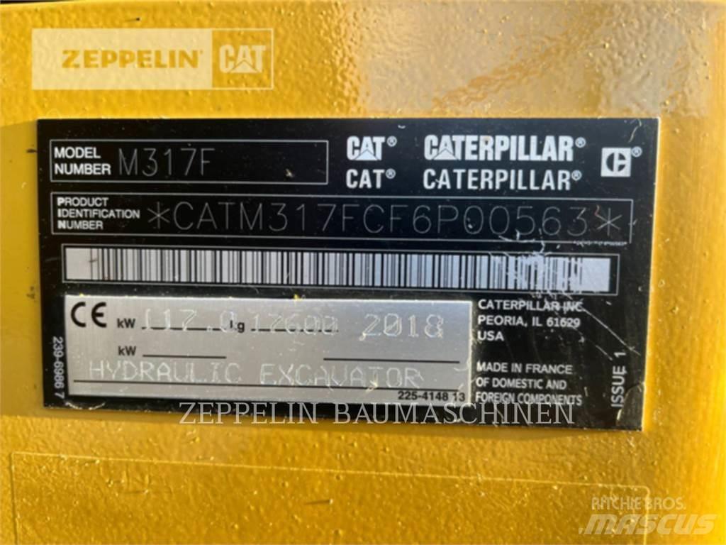 CAT M317F ホイール式油圧ショベル（パワーショベル・ユンボ・バックホー）