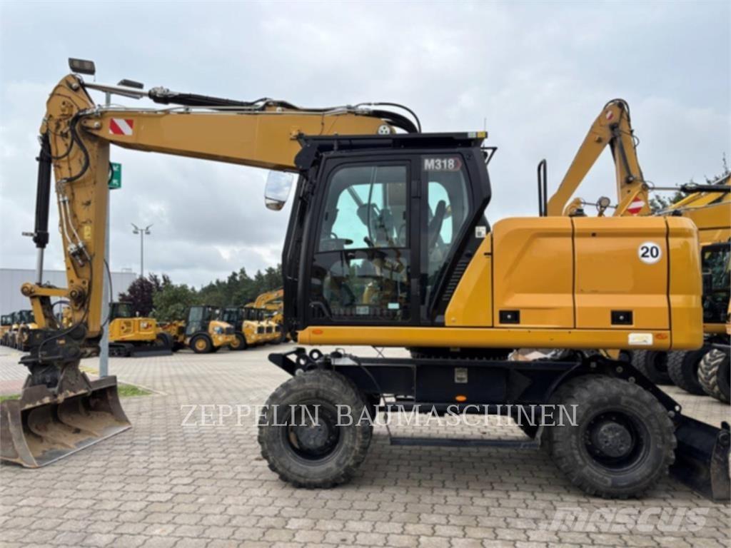 CAT M318-07A ホイール式油圧ショベル（パワーショベル・ユンボ・バックホー）
