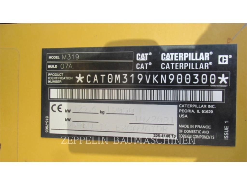 CAT M319-07A ホイール式油圧ショベル（パワーショベル・ユンボ・バックホー）