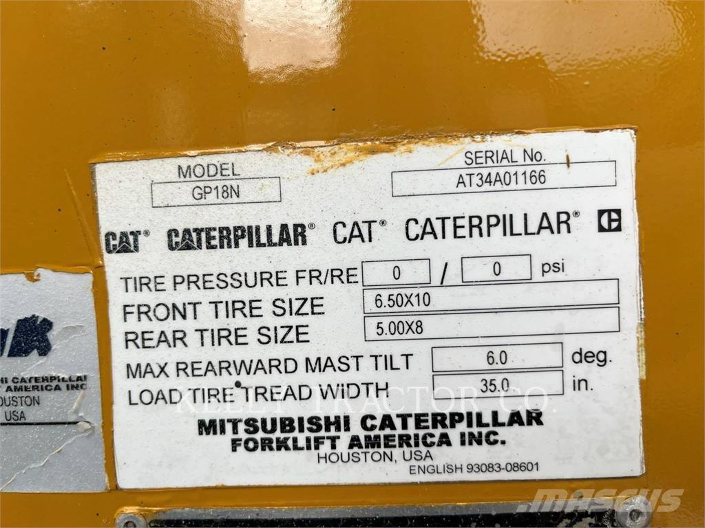 CAT MCFGP18N5 LPGフォークリフト