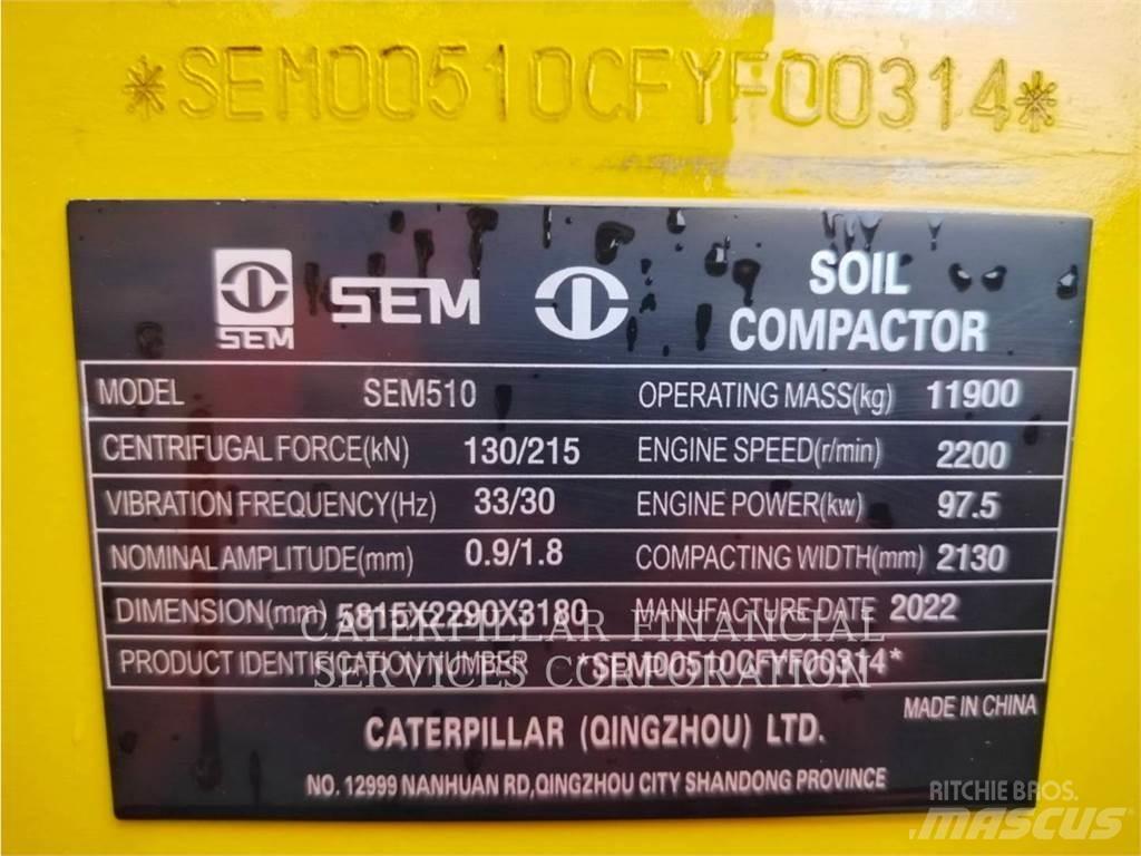 CAT SEM510 振動ローラ