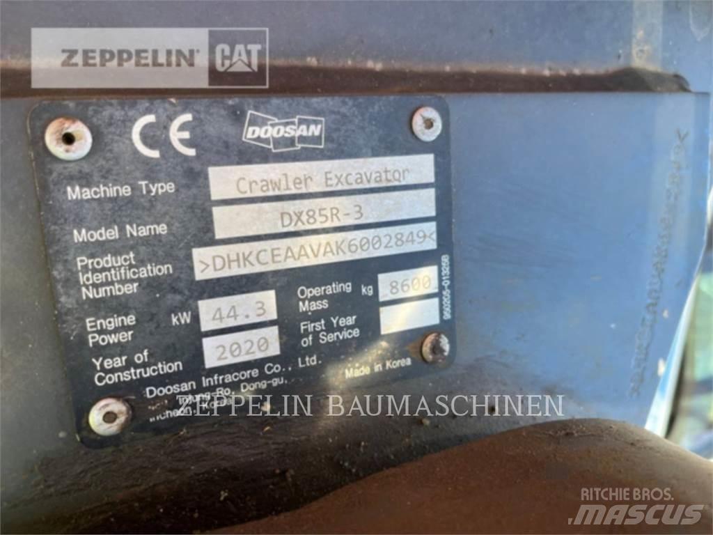 Doosan DX85R-3 大型油圧ショベル12t以上（パワーショベル・ユンボ）