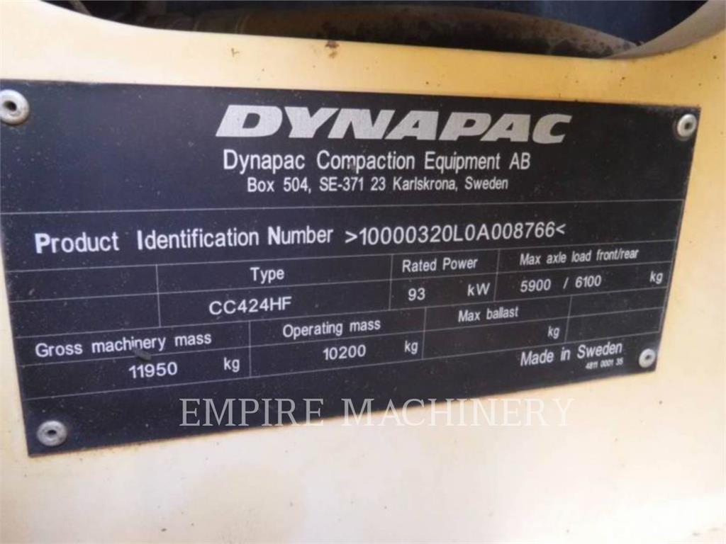 Dynapac CC424HF タンデムローラ