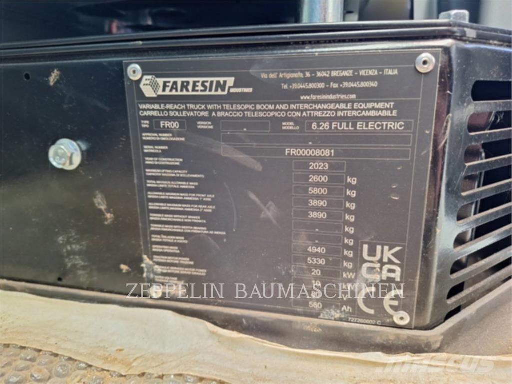 Faresin 6.26E テレスコーピックハンドラー