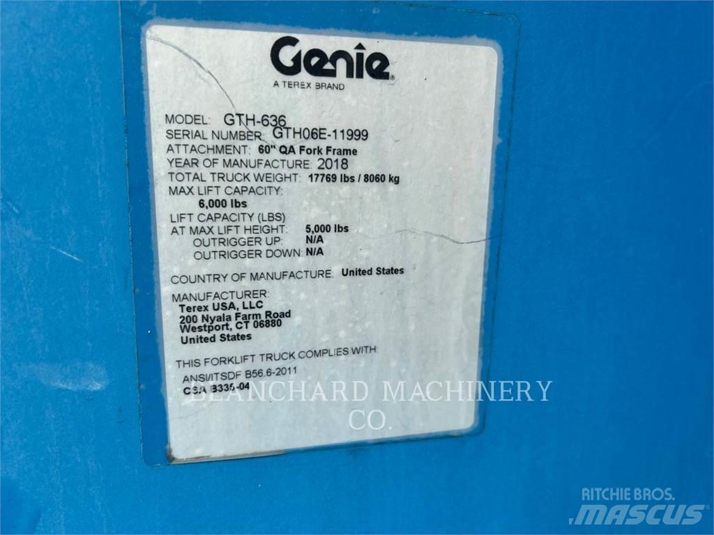 Genie GTH-636 テレスコーピックハンドラー