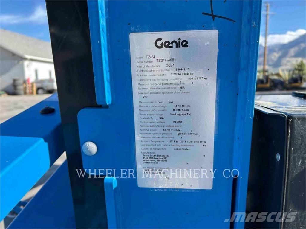 Genie TZ34/20 ブームリフト　屈伸型