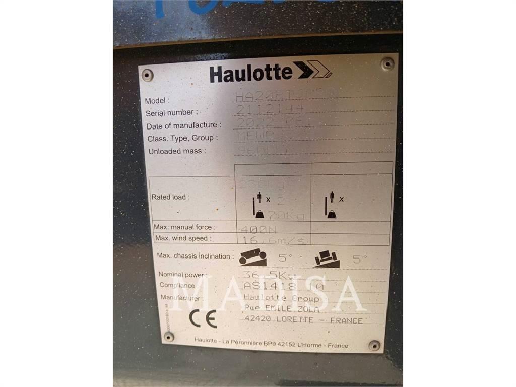 Haulotte HA20RTJPRO ブームリフト　屈伸型