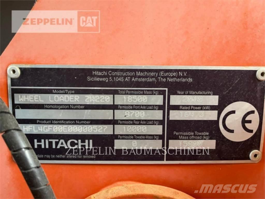 Hitachi ZW220 ホイールローダー・タイヤショベル