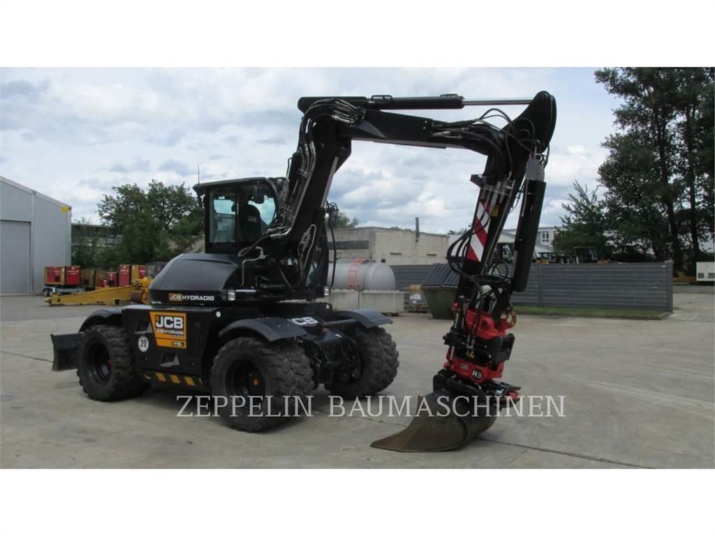 JCB 110W ホイール式油圧ショベル（パワーショベル・ユンボ・バックホー）