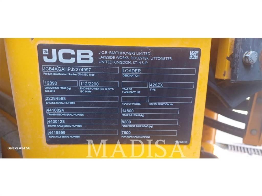 JCB 426B ZX ホイールローダー・タイヤショベル