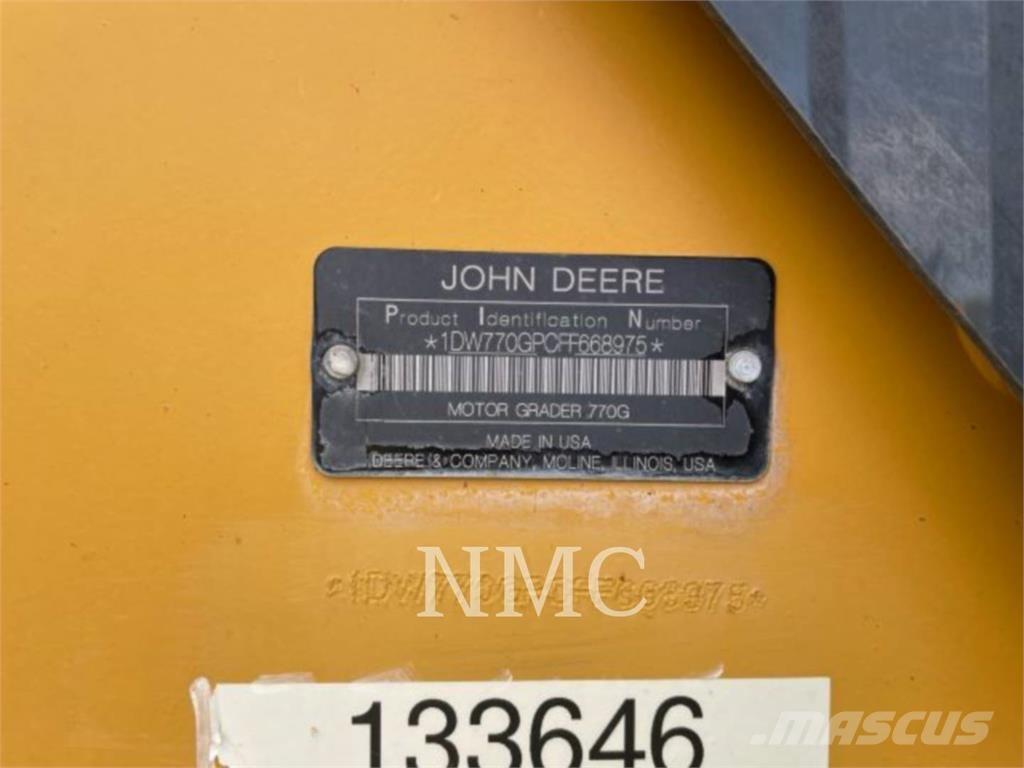 John Deere 770GP_JD モーターグレーダー