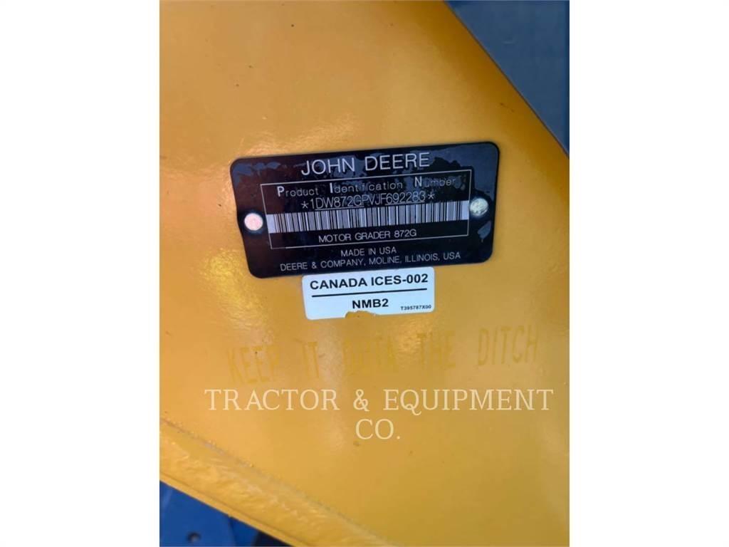 John Deere 872GP モーターグレーダー
