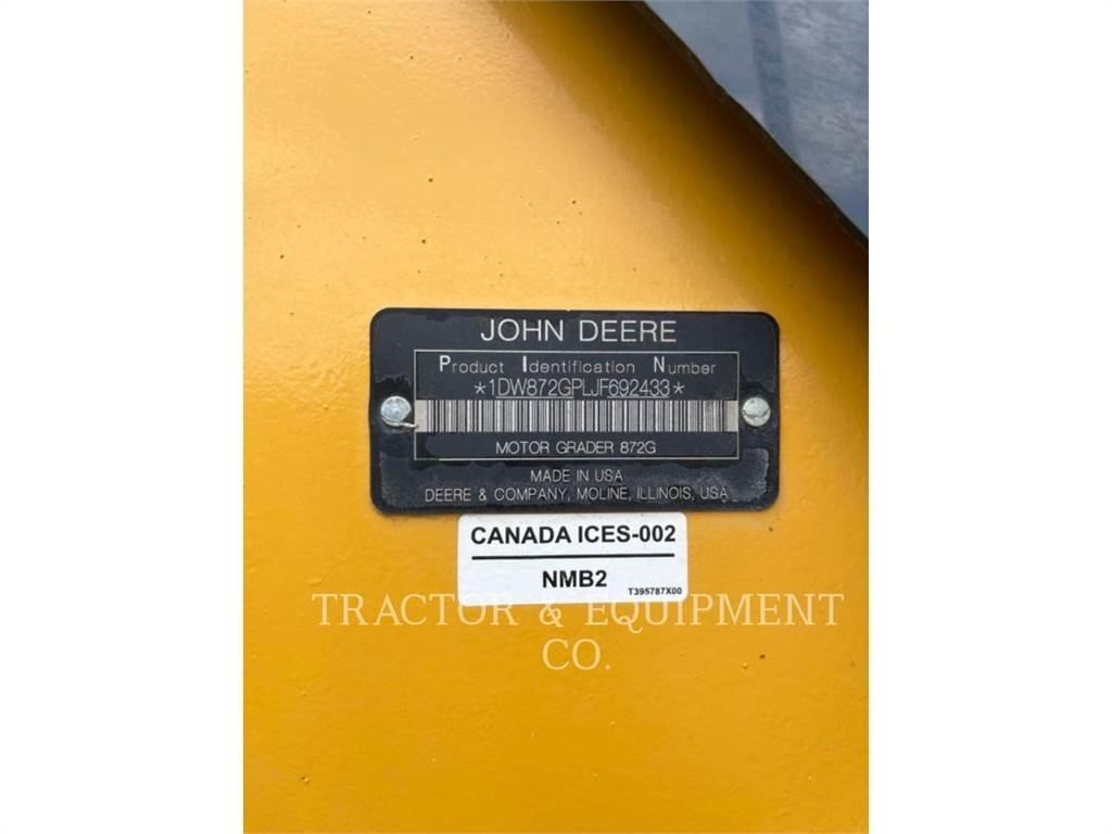 John Deere 872GP モーターグレーダー