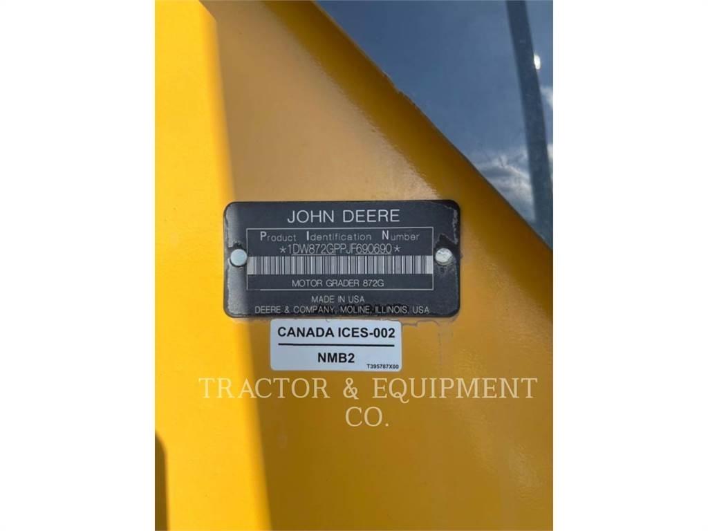John Deere 872GP モーターグレーダー