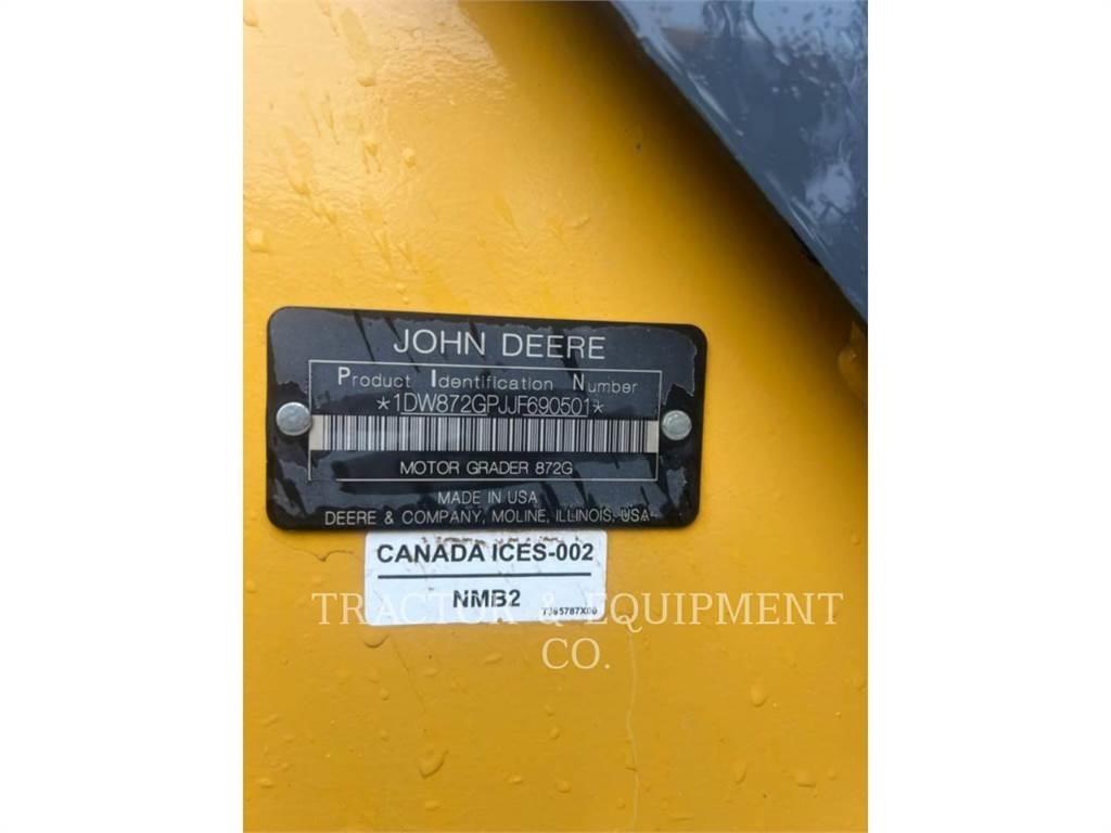 John Deere 872GP モーターグレーダー