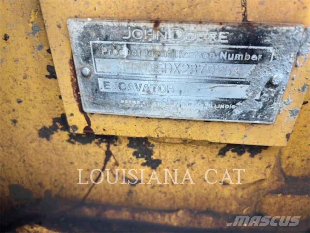 John Deere & CO. 35D ミニ油圧ショベル 7t以下（ミニユンボ・ミニディガー）