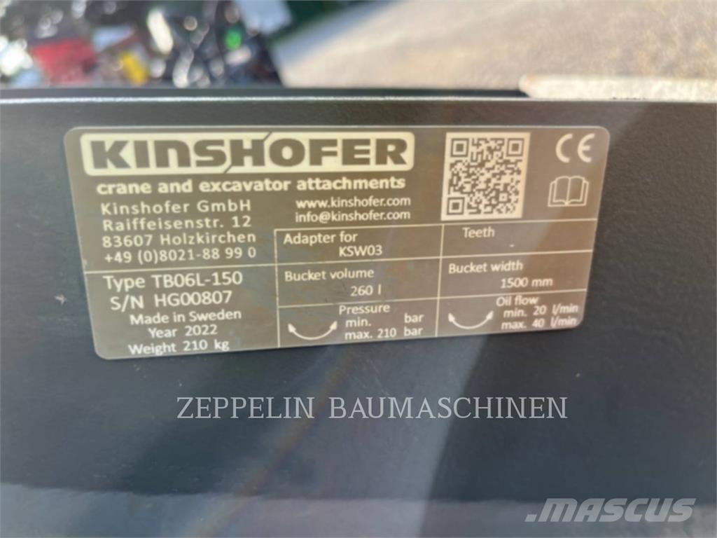 Kinshofer TB06-1500 GLV トレンチャー