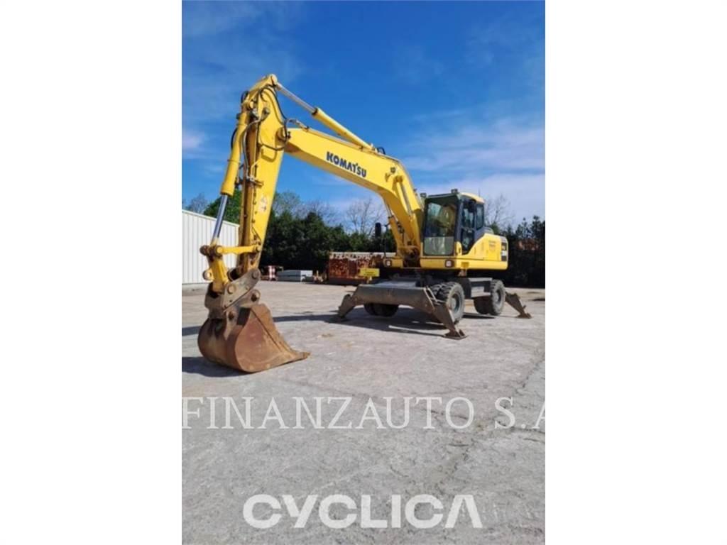 Komatsu PW200-7 ホイール式油圧ショベル（パワーショベル・ユンボ・バックホー）