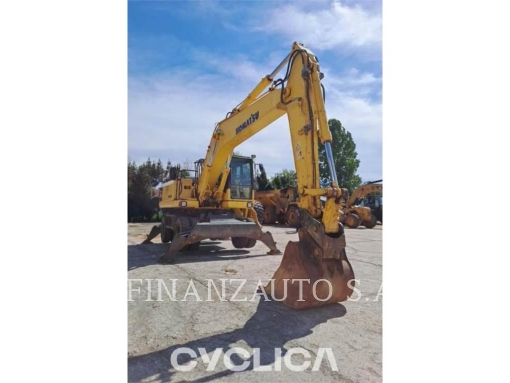 Komatsu PW200-7 ホイール式油圧ショベル（パワーショベル・ユンボ・バックホー）