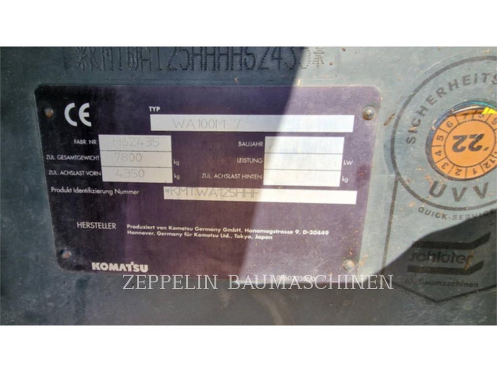 Komatsu WA100M-7 ホイールローダー・タイヤショベル