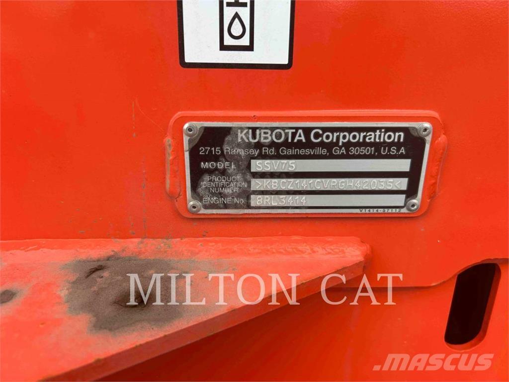 Kubota SSV 75 スキッドステアローダー