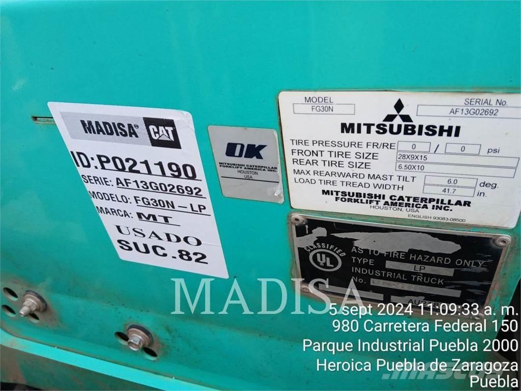 Mitsubishi FG30N-LP フォークリフト - その他
