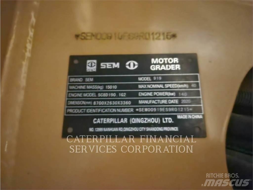 SEM MACHINERY SEM919 モーターグレーダー