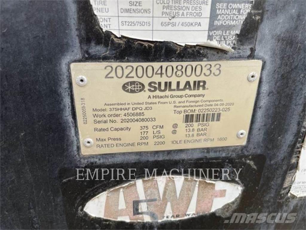 Sullair DPQ375HHAF コンプレッサー