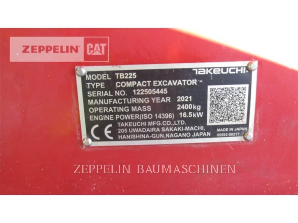 Takeuchi TB225 大型油圧ショベル12t以上（パワーショベル・ユンボ）