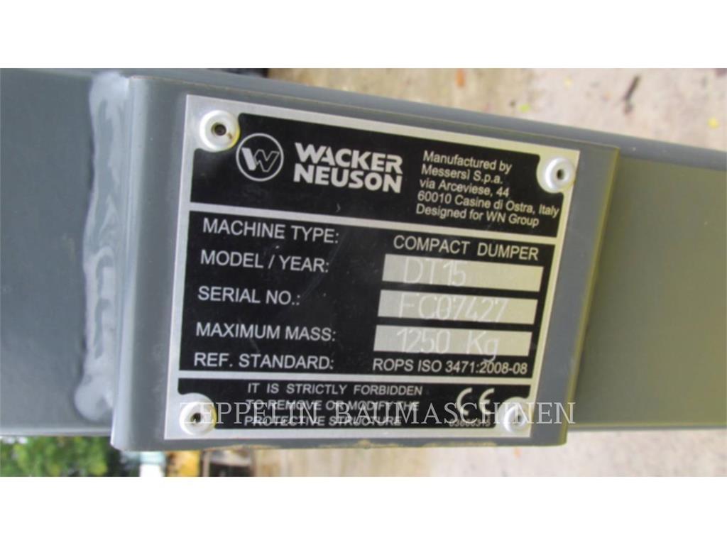 Wacker DT15 アーティキュレート式ダンプトラック