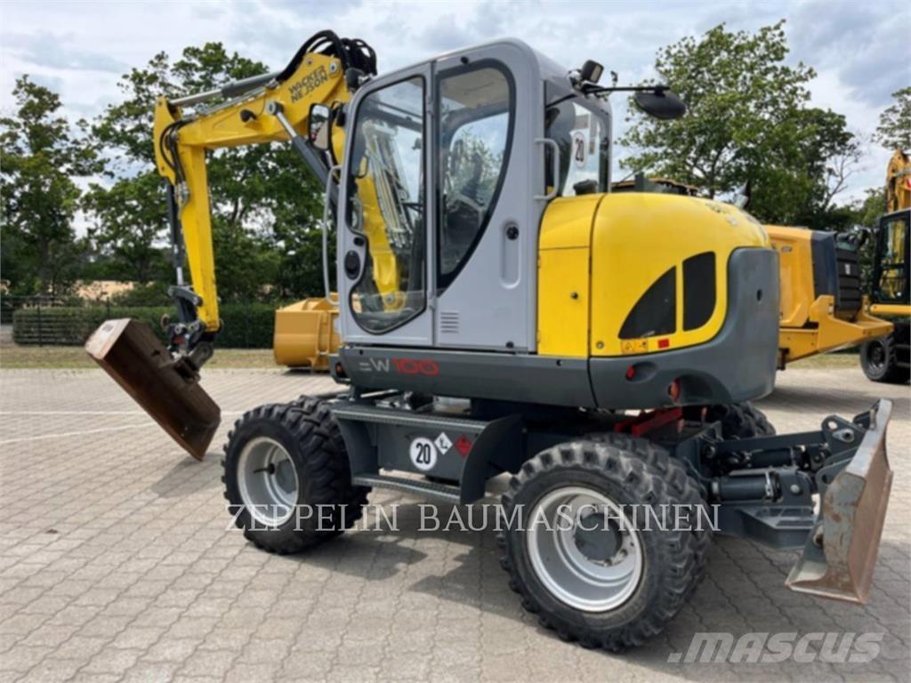Wacker EW100 ホイール式油圧ショベル（パワーショベル・ユンボ・バックホー）