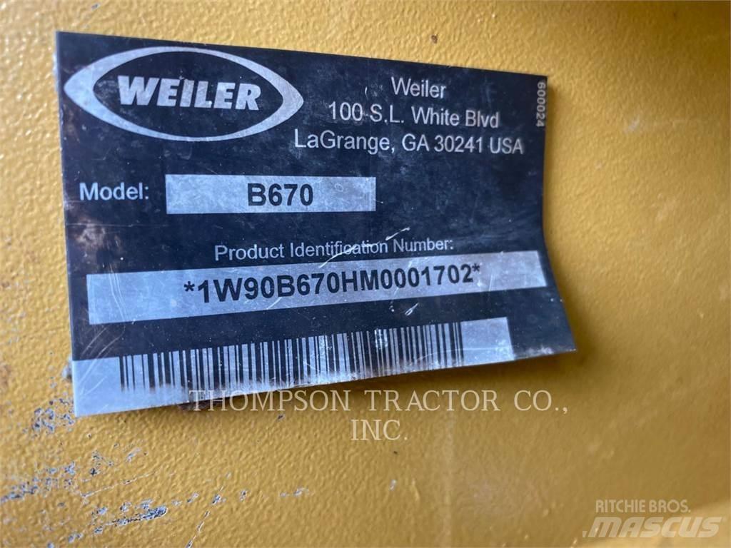 Weiler B670 フェラーバンチャー