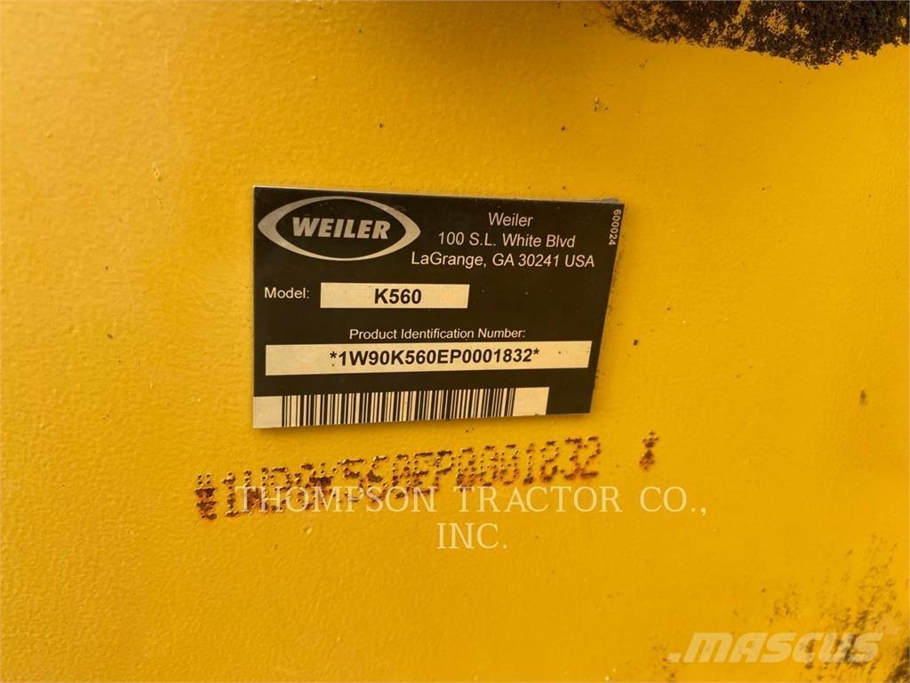Weiler K560FV ナックルブームローダー