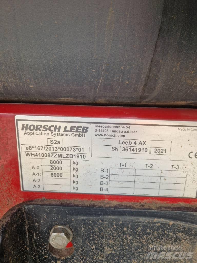 Horsch Leeb 4 AX 牽引型スプレイヤー