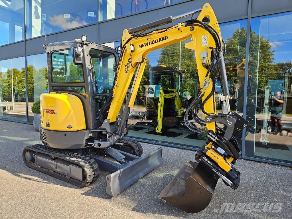 New Holland E 26 C ミニ油圧ショベル 7t以下（ミニユンボ・ミニディガー）