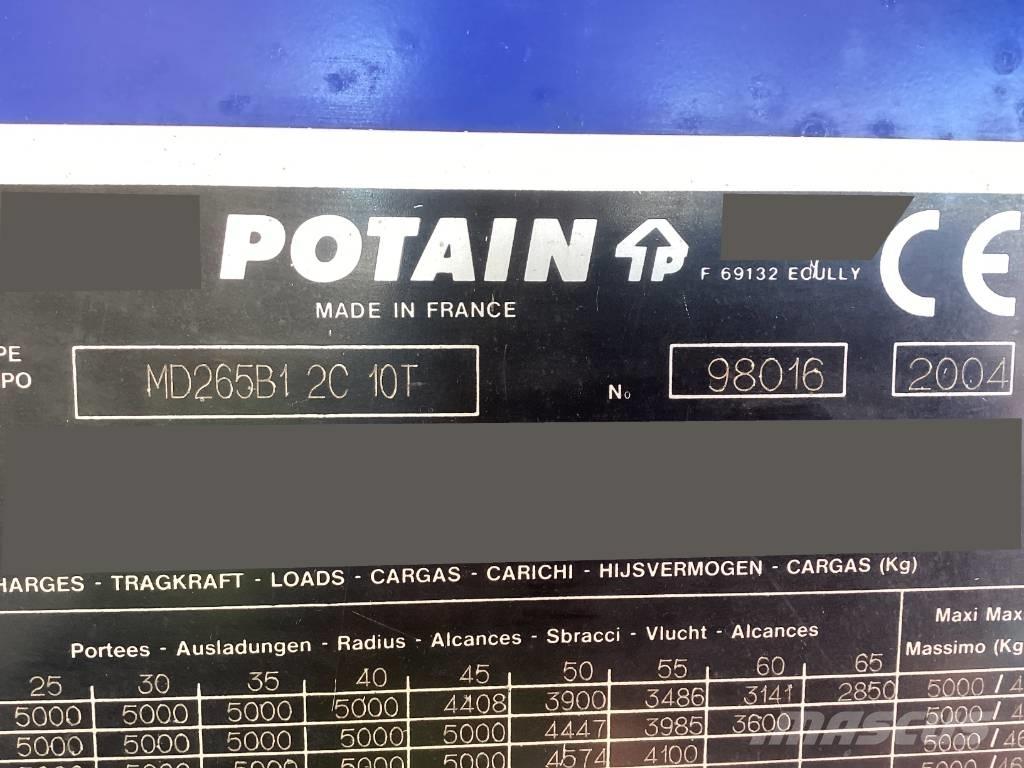Potain MD265B1-J10 タワークレーン