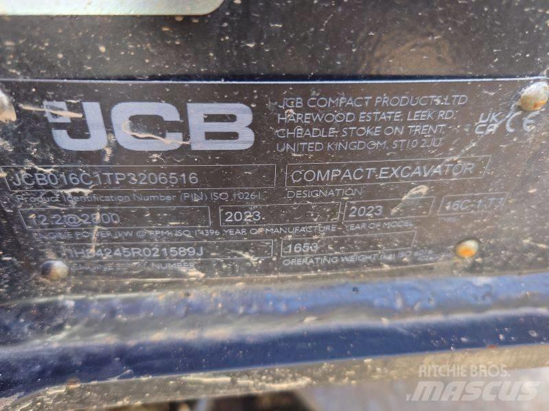 JCB 16 C-1 ミニ油圧ショベル 7t以下（ミニユンボ・ミニディガー）