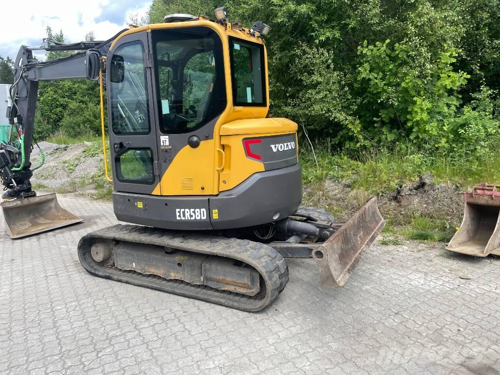 Volvo ECR58D ミニ油圧ショベル 7t以下（ミニユンボ・ミニディガー）