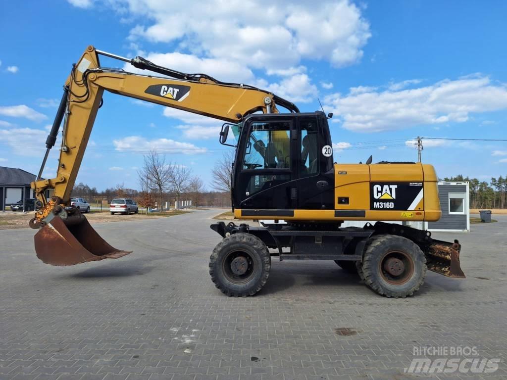CAT M 316 D ホイール式油圧ショベル（パワーショベル・ユンボ・バックホー）