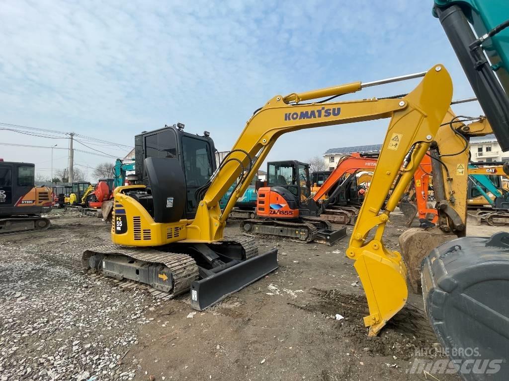 Komatsu PC 55 ミニ油圧ショベル 7t以下（ミニユンボ・ミニディガー）