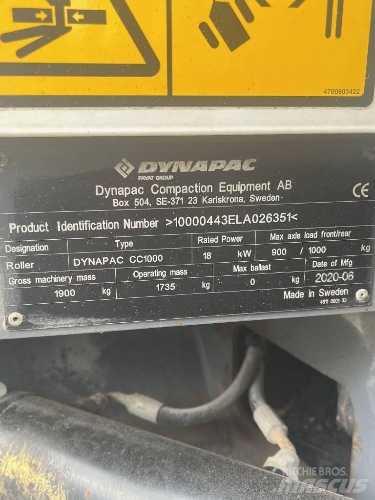 Dynapac CC 1000 タンデムローラ