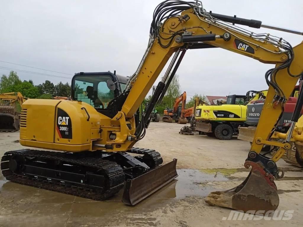 CAT 308 E 2 CR 中型油圧ショベル 7ｔ-12ｔ（ユンボ・パワーショベル・バックホー）