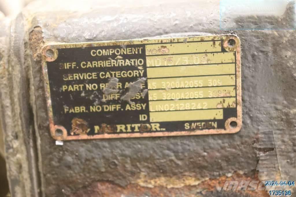 DAF XF 510 アクスル