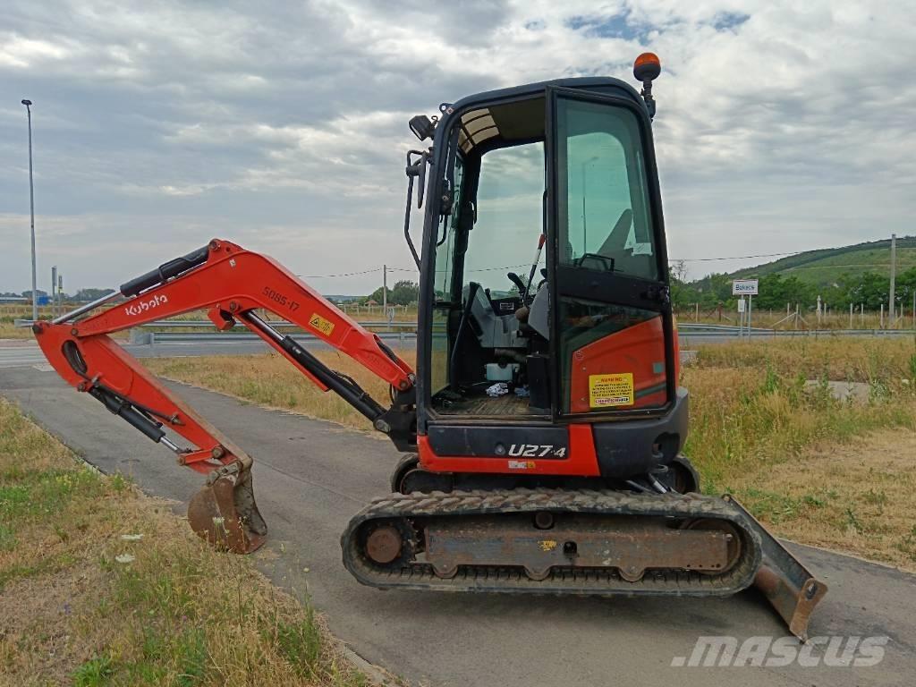 Kubota U 27-4 ミニ油圧ショベル 7t以下（ミニユンボ・ミニディガー）